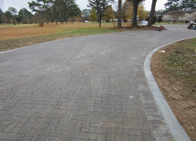 Permeable Pavement Portfolio : greenville-apt-access-road